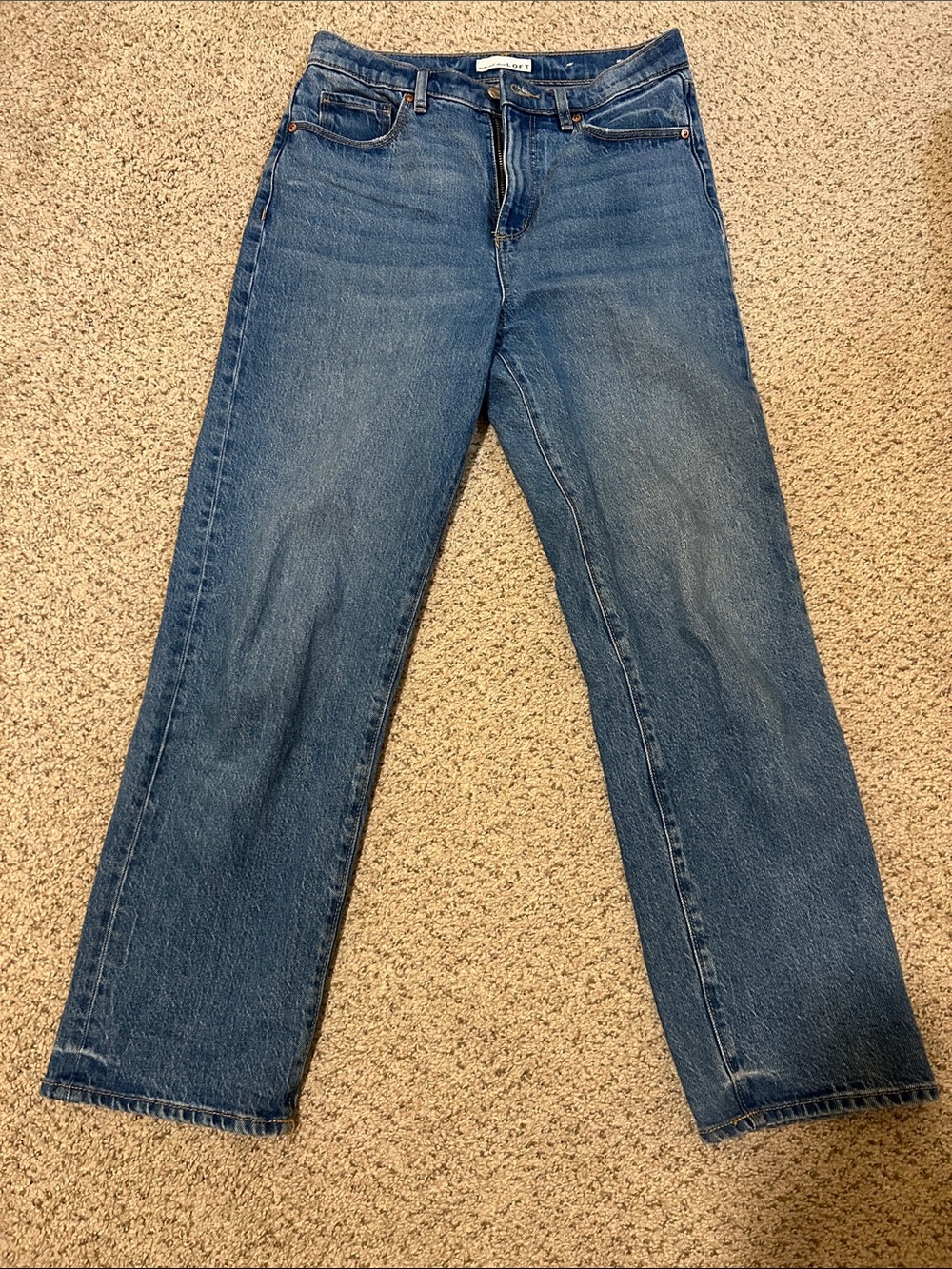 LOFT Classic Blue Straight-Leg Women’s Jeans